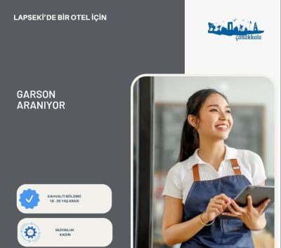 Garson aranıyor....Mesajınızı instagram hesabımdan iletiniz gokhanbayram.17
