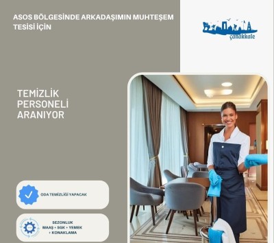 Temizlik personeli aranıyor... Mesajınızı instagram hesabımdan iletiniz gokhanbayram.17