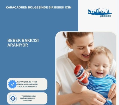 Bebek Bakıcısı Aranıyor... Mesajınızı instagram hesabımdan iletiniz gokhanbayram.17