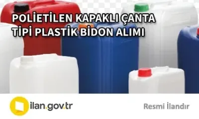 POLİETİLEN KAPAKLI ÇANTA TİPİ PLASTİK BİDON ALIMI