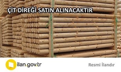 ÇİT DİREĞİ SATIN ALINACAKTIR