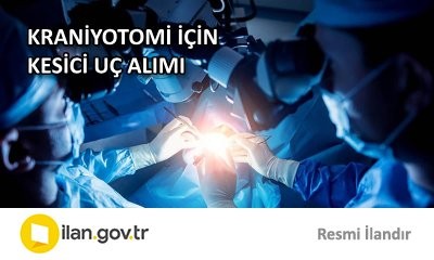 KRANİYOTOMİ İÇİN KESİCİ UÇ ALIMI