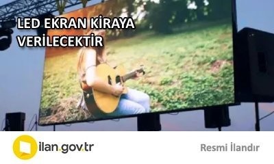LED EKRAN KİRAYA VERİLECEKTİR