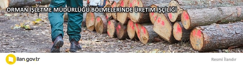 ORMAN İŞLETME MÜDÜRLÜĞÜ BÖLMELERİNDE ÜRETİM İŞÇİLİĞİ