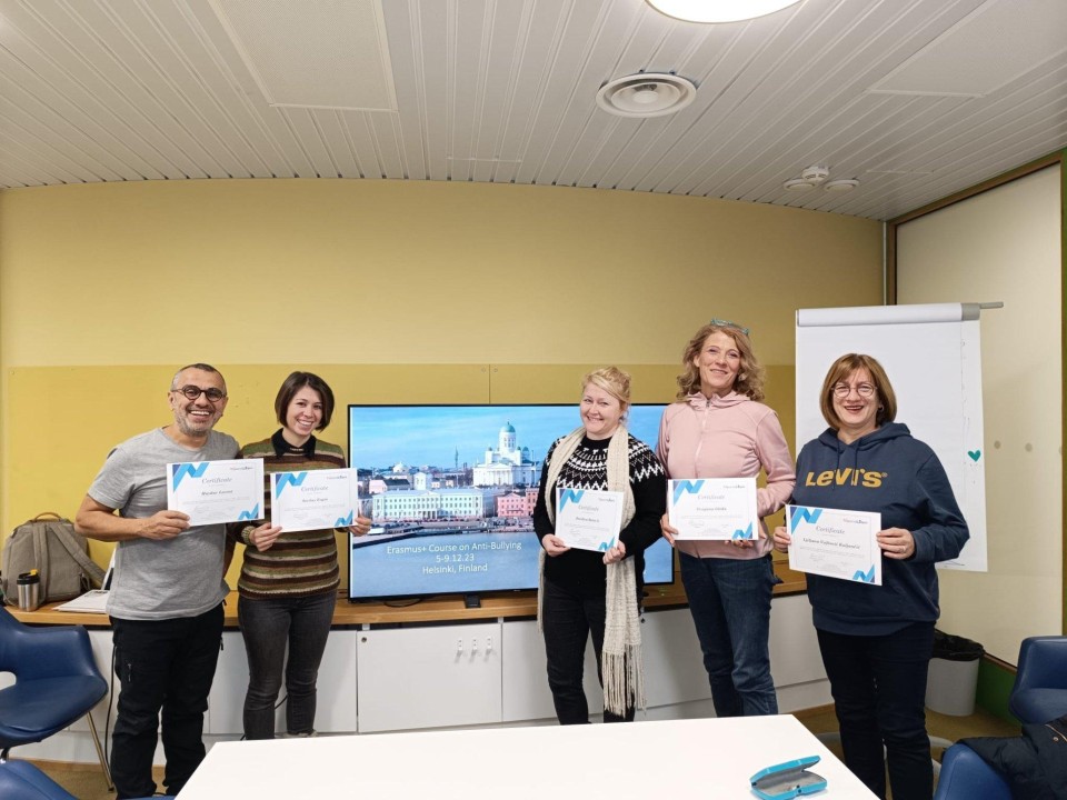 Çanakkale İl Millî Eğitim Müdürlüğü, Finlandiya'da KİWA Akran Zorbalığı İle Baş Etme Eğitimi Aldı