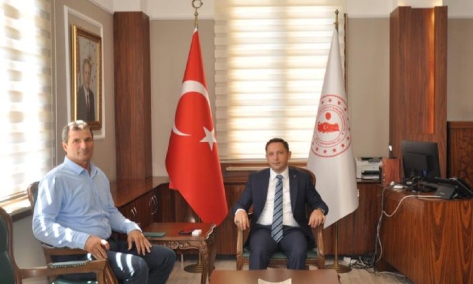 İdriskoru Köy Muhtarı'ndan Kaymakam Kayabaşı’na ziyaret