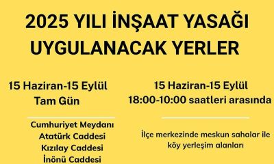 Gökçeada'da bu bölgelerde inşaat yasak!