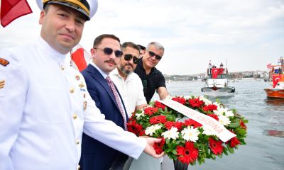 Karabiga’da Deniz Şehitleri Anısına çelenk bırakıldı