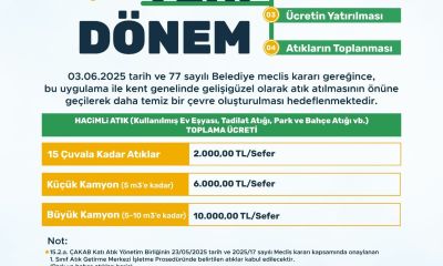 Çanakkale’de Hacimli Atıklar Artık Randevulu Sistemle Toplanıyor