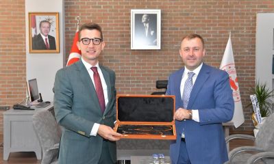 Başkan Yüksel’den Kaymakam Kaptanoğlu’na hayırlı olsun ziyareti