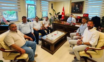 Ayvacık’ta Kaymakam Mustafa Karali’ya hayırlı olsun ziyaretleri sürüyor