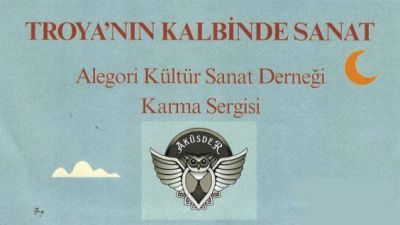 “Troya’nın Kalbinde Sanat” Sergisi Çanakkale’de sanatseverlerle buluşuyor