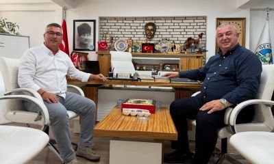 Ayvacık Belediye Başkanı Mesut Bayram'dan Geyikli Belediyesi’ne ziyaret