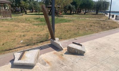Vandallar bu kez Çardak'ta iş başında!