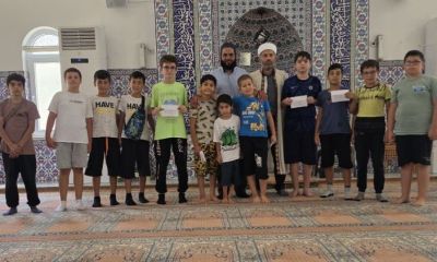 Şuayb Camii’nde Yaz Kur’an Kursu kapanış töreni düzenlendi