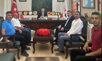 Gökçeada Kaymakamı Osman Acar’a hayırlı olsun ziyaretleri sürüyor