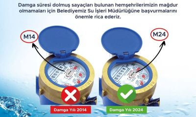 Çanakkale Belediyesi'nden damga süresi dolmuş sayaçlara yönelik bilgilendirme
