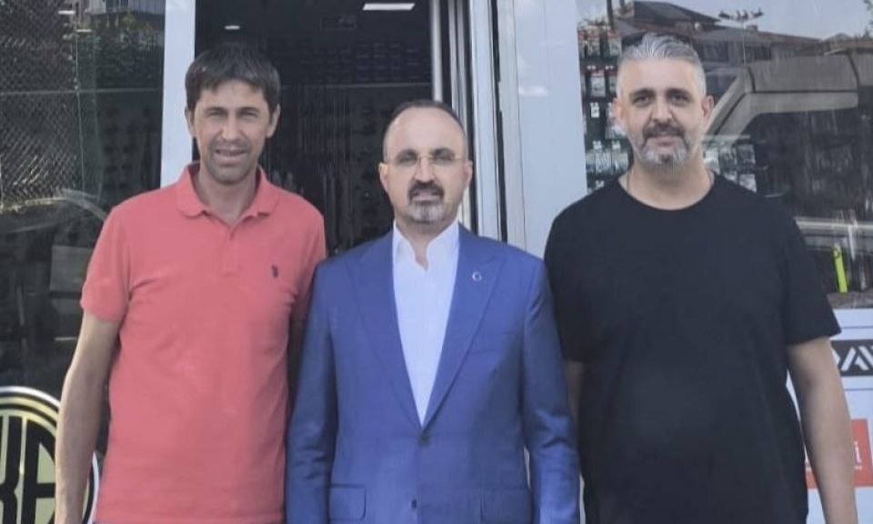 Turan’dan Taşkın’a hayırlı olsun ziyareti