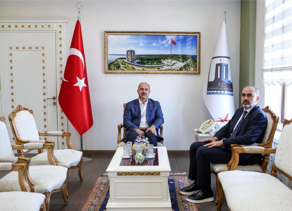 Rektör Türkmen'den Vali Toraman'a ziyaret