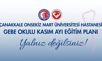 ÇOMÜ Hastanesi Gebe Okulu Kasım Ayı Eğitim Programı Başladı