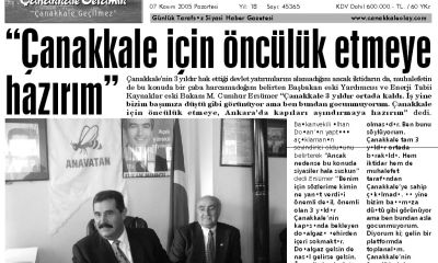 Tarihte Bugün – 07 Kasım 2005