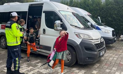 Çanakkale Jandarmasından Okul Servislerine Denetim