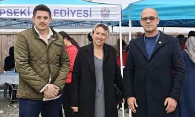 Lapseki BBP ve Alperen Ocakları Filistin’e yardım kermesine katıldılar