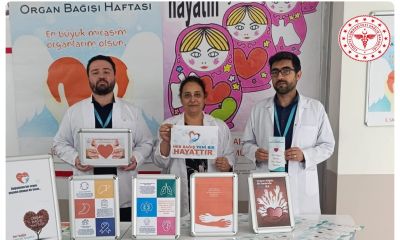 Biga Devlet Hastanesi’nden Organ Bağışı Haftası’na anlamlı destek