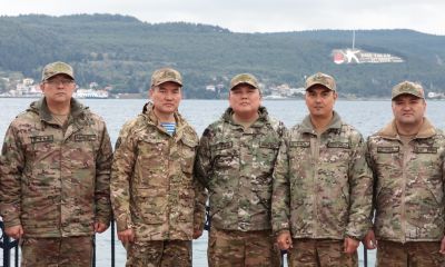 Gelibolu'daki Yıldırım-2025 Tatbikatına katılan Kazakistan Silahlı Kuvvetleri Heyetinden Çanakkale'de ziyaretler