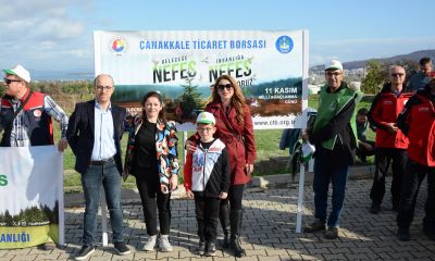 Çanakkale Ticaret Borsası ve TOBB Genç Girişimcilerden Yeşil Vatana Fidan Desteği