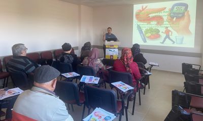 Bayramiç Devlet Hastanesi’nden diyabet hastalarına beslenme eğitimi