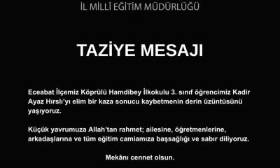 Köprülü Hamdibey İlkokulu’nda Acı Kayıp