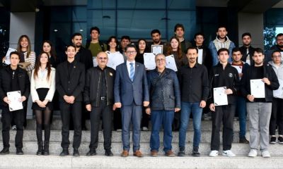 ÇOMÜ’de İHA-0/1 Ticari Pilot Lisansı alan öğrenciler için sertifika töreni düzenlendi  