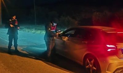 Çanakkale'de jandarma ekiplerince huzur uygulaması   