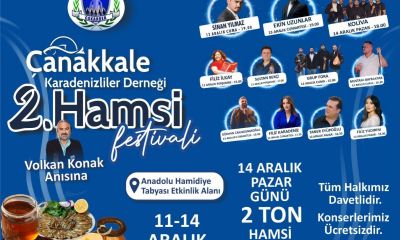 Çanakkale’de Hamsi Festivali Coşkusu Başlıyor!