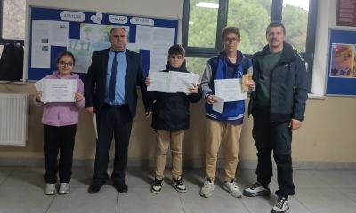 Kur’an-ı Kerim ve Ezan Okuma Yarışmalarında dereceye giren öğrenciler ödüllendirildi