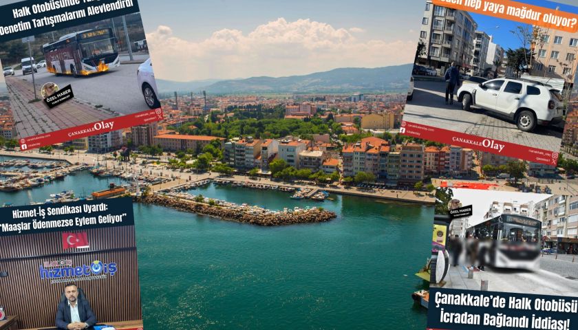 Çanakkale’de Ulaşım Krizi Büyüyor: Muayenesiz Otobüsler, Maaş Sorunu ve Artan Tepkiler