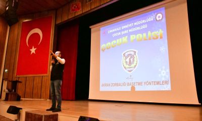 Biga'da akran zorbalığı ve siber suç semineri