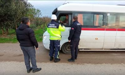 Taşımalı eğitim servislerine rutin denetim yapıldı