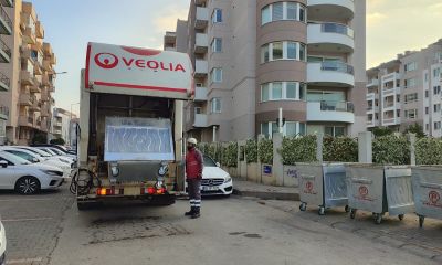 Çöp konteynırları kapsamlı temizlikten geçirildi