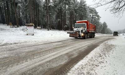 Çanakkale-Balıkesir Hattında Kar Mesaisi