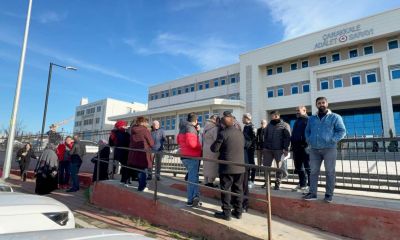 Mağdurlardan Adliye önünde basın açıklaması