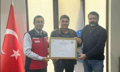 Çanakkale’de 1. Derece Tarımsal Örgüt Belgeleri Biga’da sahiplerine verildi