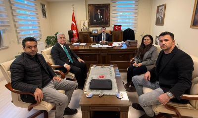 Çevre ve Şehircilik İl Müdürlüğü heyetinden Ayvacık Kaymakamlığına ziyaret