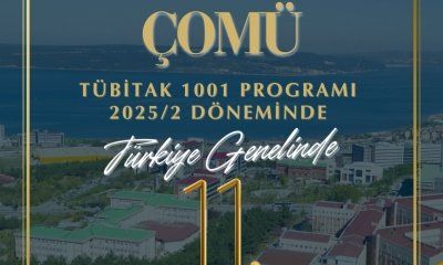 ÇOMÜ, TÜBİTAK 1001 programında Türkiye genelinde ilk 11’e girdi