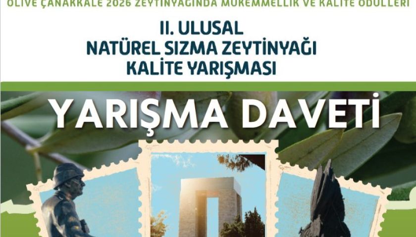 Olive Çanakkale 2026 Zeytinyağı Yarışması İçin Geri Sayım