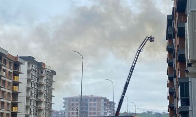 Barış Mahallesindeki yangın söndürüldü