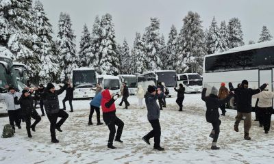 Gıdışımlar Halk Oyunları Ekibi Uludağ’da Çanakkale rüzgarı estirdiler