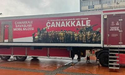 Çanakkale Savaşları Mobil Müzesi Aliağa'da