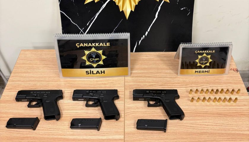 Çanakkale’de bir haftalık asayiş bilançosu: Narkotik madde ve silah ele geçirildi